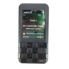 Creative Zen Mozaic 8GB Digital Media MP3 WMA FM Radio Player Black