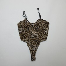 Womens Leopard Print Bodysuit