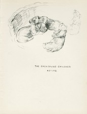 DACHSHUND PUPPIES SLEEPING LOVELY VINTAGE 1937 DOG ART PRINT by ARTIST KF BARKER