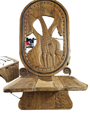 Vintage african birthing chair - vintage,