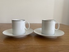 Thomas Germany Rosenthal Porcelain Tea Cups & Saucers 