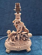 Vintage Table Lamp  Cherubs &