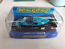 Scalextric C3017 Maserati MC12 Vitaphone No.1 Turquoise/Black Brand New In Box