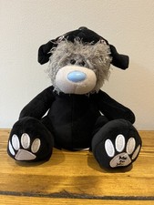 Me To You Plush Bear  Dressed as a Black Pug Dog Soft Plush Toy - 8" Collectible