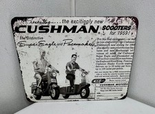 Cushman Scooter metal sign