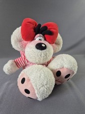 Diddl  Diddlina Depeche Mouse Plush 34cm Wearing Pink Flower Hoodie Very Soft