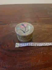 Vintage Hand Carved Round