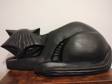 Large Stylized Black Feline