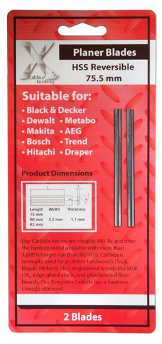 75mm planer blades black - planer,