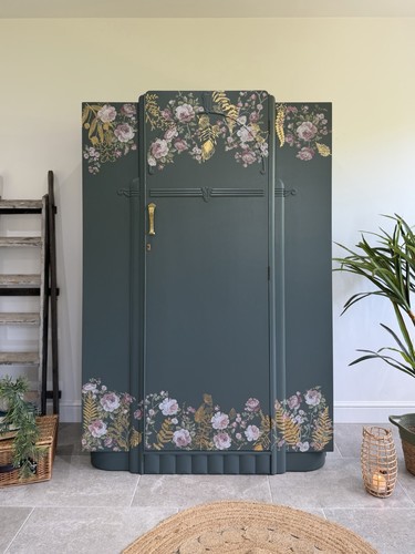 Vintage armoire wardrobe - vintage,