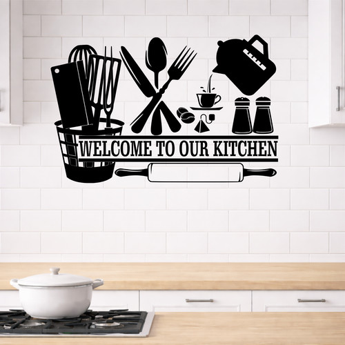 Kitchen vinyl wall - wall, stickers