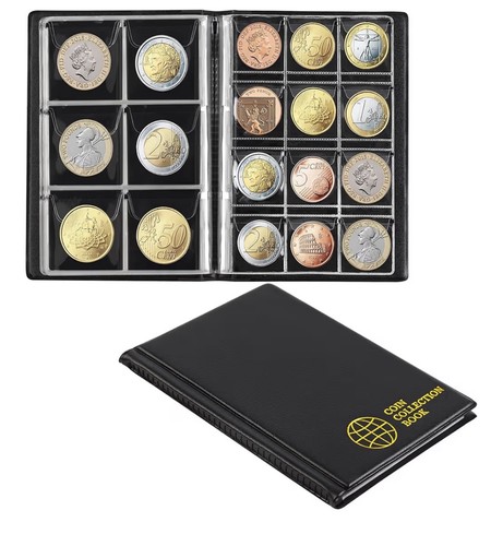 Coin collection book holders - coin,