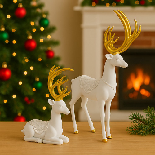 Christmas reindeer ornaments - reindeer,