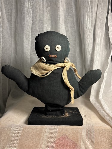 Vtg handcrafted doll - vtg, cloth