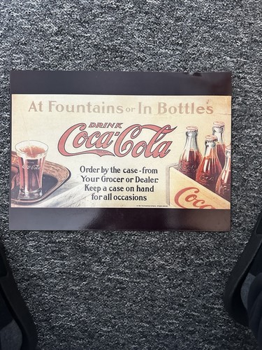 Coca cola metal - coca-cola, sign