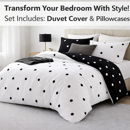 Reversible duvet cover - duvet, pillow