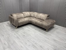 DFS LIDIA EXPRESS CORNER SOFA + CHAIR ELECTRIC RECLINER HEADREST USB + USB-C