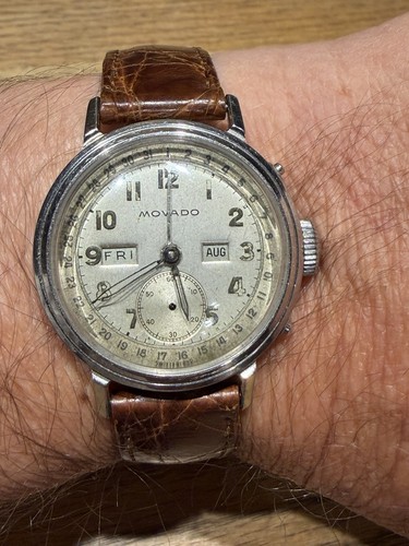 Vintage movado triple calendar - movado,