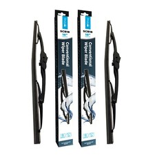 Premium Front Wiper Blades Easy Fit Pair for Vauxhall Midi Van 1985-1997