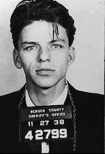Frank sinatra mug shot glossy - sinatra,