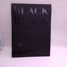 Fabrino Black Hardback Blank Plain 300g/m² Sketching Art Sketch Book/Pad 16Pages