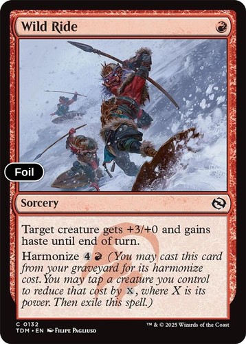 Wild ride foil - wild,