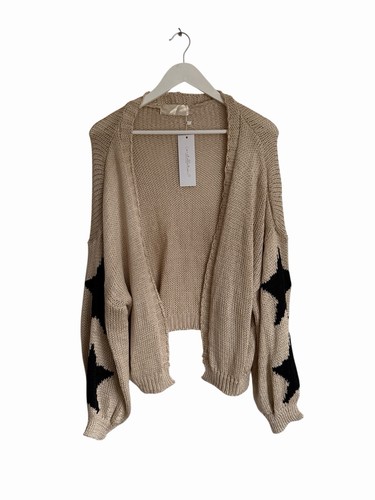 Constellation star cardigan - star,