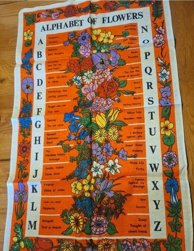 Vintage tea towel - vintage,