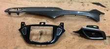 15-19 VAUXHALL CORSA E DASHBOARD AIR VENTS INTERIOR TRIMS SURROUND GREY BLACK 
