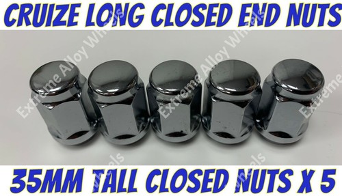 Alloy wheel nuts 35mm - alloy,