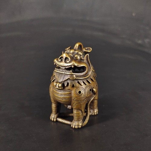 Copper incense burner - burner, brass