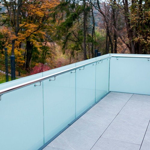 Frosted satin toughened glass - satin,