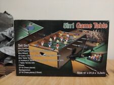 5 in 1 Games Table - tabletop Games Damaged Box 