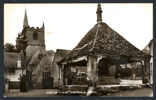 Castle combe church cross n - &, cross.
