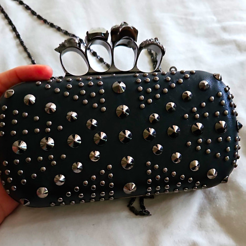 Koko black studded crystal - studded,