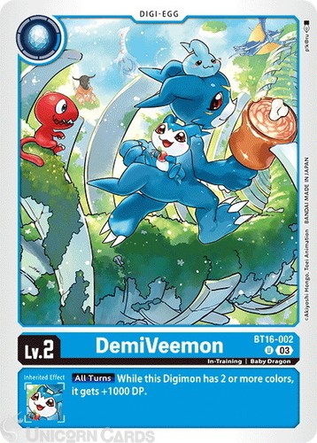 Bt16 002 demiveemon - bt16-002, :