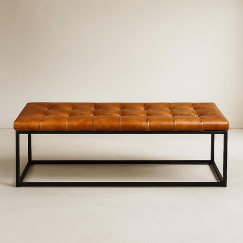 Oxford buffalo leather - oxford, ottoman