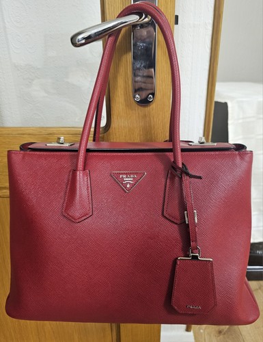 Authentic prada red leather - prada,