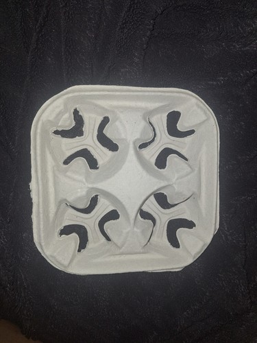 Pack cardboard cup - cardboard, 4