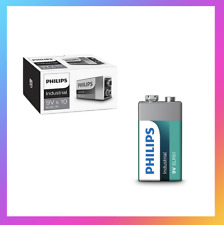 PHILIPS 9V BATTERY LONG LIFE Lithium Batteries Smoke Alarm - 10 pack
