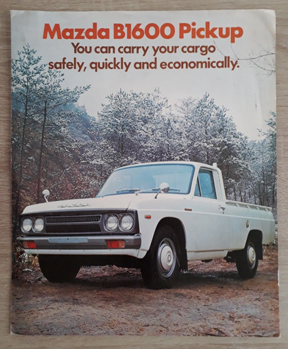 Mazda 1600 pick brochure - 1600,