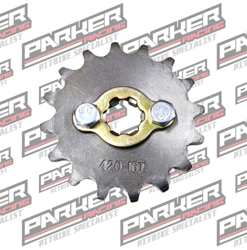 Pit bike front sprocket - front,