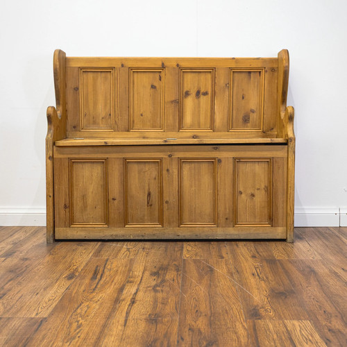 Carved pine monks - carved,