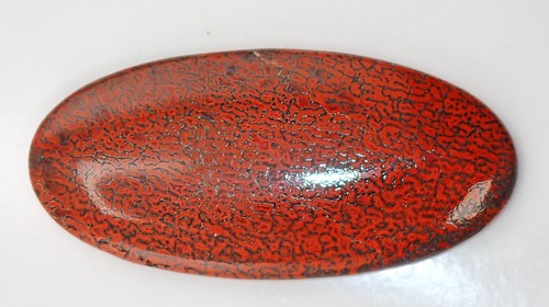 Large red orange gembone - large,