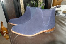 MENS LOAKE BLUE SUEDE SHOES UK