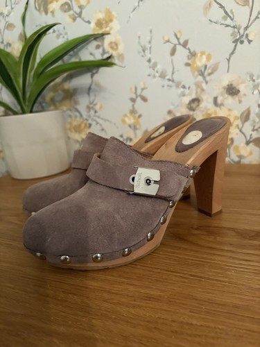 Scholl miami taupe beige suede - taupe,