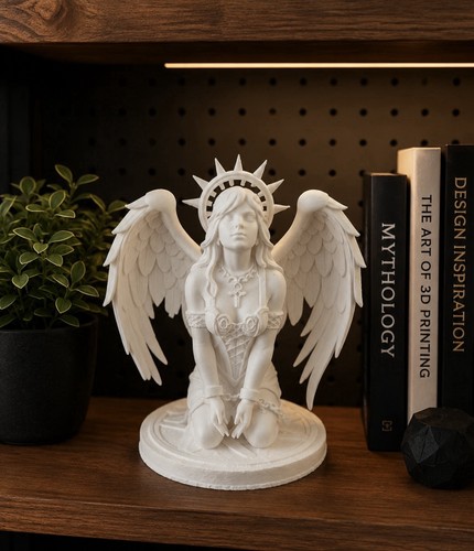 Guardian angel statue 3d - guardian, –