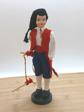 Vintage Eros Italian Costume Souvenir Doll Origonal Label Sicilia Italia