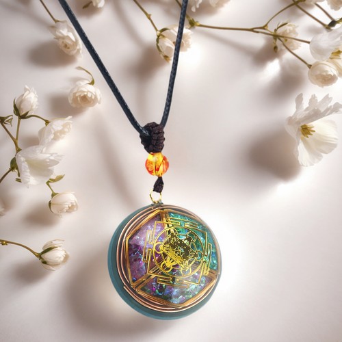 Magical energy amulet necklace - magical,