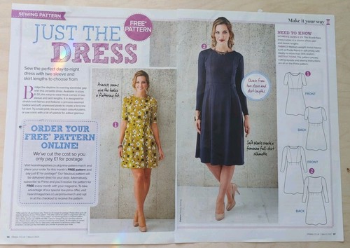 Prima magazine dress pattern - prima,